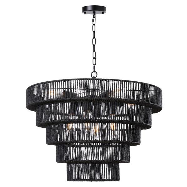 Weiseer cahndelier light, Black