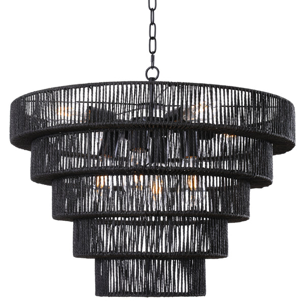 Weiseer cahndelier light, Black