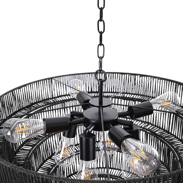 Weiseer cahndelier light, Black