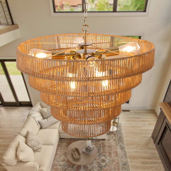 Weiseer cahndelier light, Gold