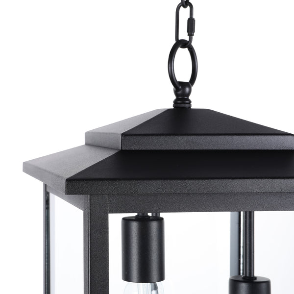 Zefir outdoor pendant light, Black