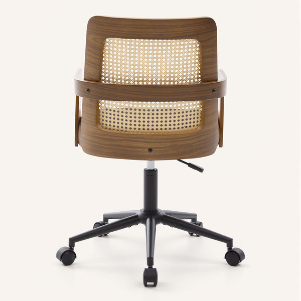 Zelen Office Chair in Brown Afus Leather
