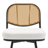 Acolon bar stool, White Hans Leather/Bar Height