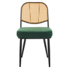 Acolon Dining Chair in Green Sacy Fabric