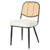 Acolon Dining Chair in White Sacy Fabric
