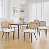 Acolon Dining Chair in White Sacy Fabric