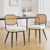 Acolon Dining Chair in White Sacy Fabric