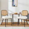 Acolon Dining Chair in White Sacy Fabric