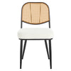 Acolon Dining Chair in White Sacy Fabric