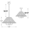 Altesse chandelier light dimensions