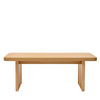 Aqitag Coffee Table in Natural Pine with Non-Circular Legs