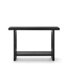 Aqitag Console Table in Black Oak Veneer