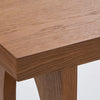 Aqitag Console Table in Brown Oak Veneer