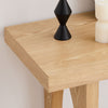 Aqitag Console Table in Natural Oak Veneer
