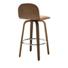 Barocca bar stool, Brown Rebo Leather/Bar Height