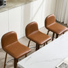 Barocca bar stool, Brown Rebo Leather/Counter Height
