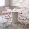 Berliner dining chair, Pink, 17 3/4"