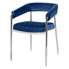 Bitter dining chair with armrests, Royal blue, 19 3/4"