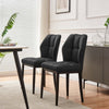 Bock Lager dining chair, Black, 19 5/8"