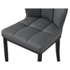 Bock Lager dining chair, Dark gray, 19 5/8"