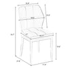 Bock Lager dining chair dimensions