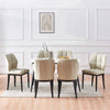 Bock Lager dining chair, Off-white, 19 5/8"