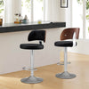 Branco bar stool with height adjustment, Black, 24"-33"