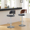 Branco bar stool with height adjustment, Gray, 24"-33"