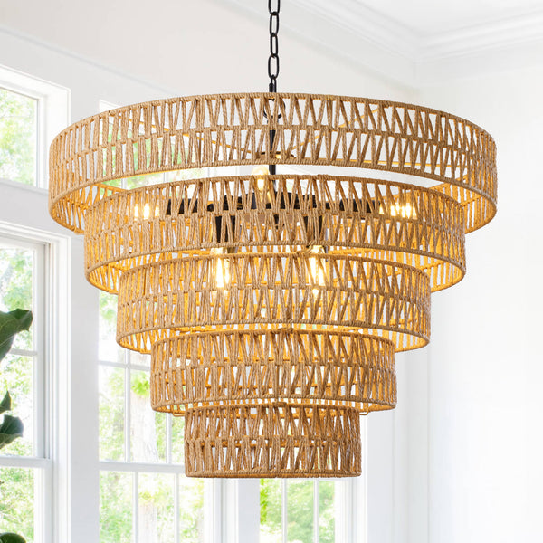 Breslava Chandelier Light in Natural