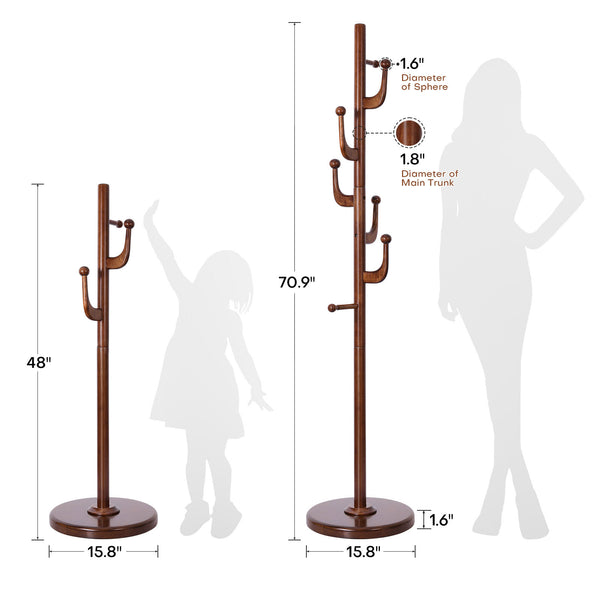 Cactus coat rack dimensions