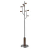 Cactus II Coat Rack in Gray Brushed Finish