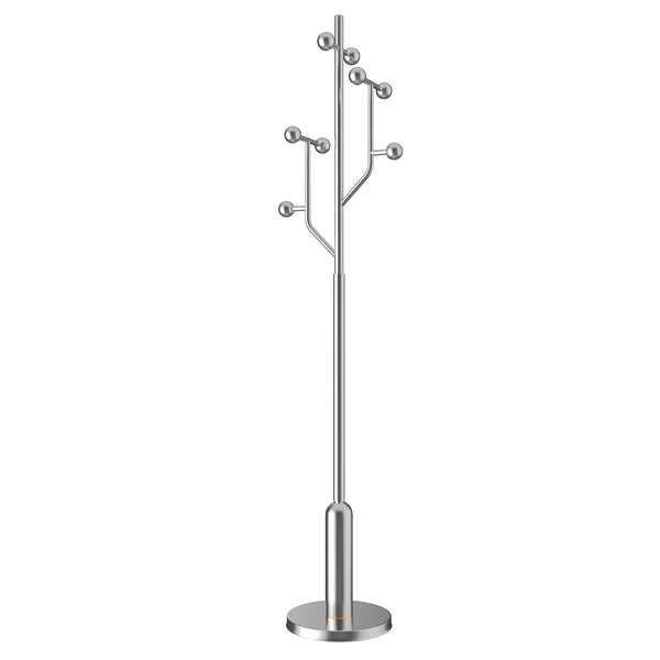 Cactus II Coat Rack in Silver Polished Finish