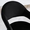 Caladoc bar stool, Black Naia Velvet