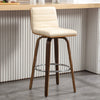 Calitor bar stool with backrest, Ivory white/Bar Height