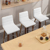 Calitor bar stool with backrest, White/Bar Height