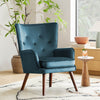 Cantor armchair, Bright blue, 18 1/8"