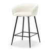 Carmem bar stool, Bone Xara Velvet