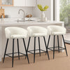 Carmem bar stool, Bone Xara Velvet