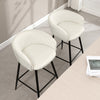 Carmem bar stool, Bone Xara Velvet