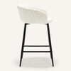 Carmem bar stool, Bone Xara Velvet
