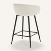 Carmem bar stool, Bone Xara Velvet