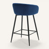 Carmem bar stool, Ink Xara Velvet