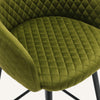 Carmem bar stool, Olive Naia Velvet