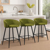 Carmem bar stool, Olive Naia Velvet