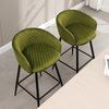 Carmem bar stool, Olive Naia Velvet