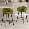 Carmem bar stool, Olive Naia Velvet