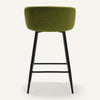 Carmem bar stool, Olive Naia Velvet
