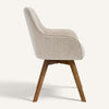 Carwani Dining Chair in Brown Bena Fabric