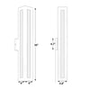 Chasselas outdoor wall light dimensions