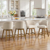 Chatus Counter Stool in Brown Bena Fabric